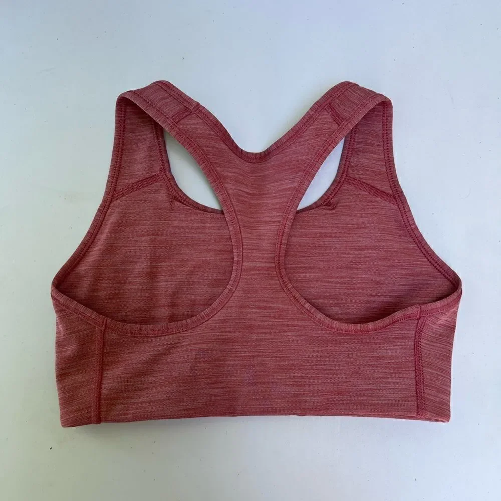 Nike Women's Womens Swoosh Dri Fit Racerback Sports Bra Brown Size Small